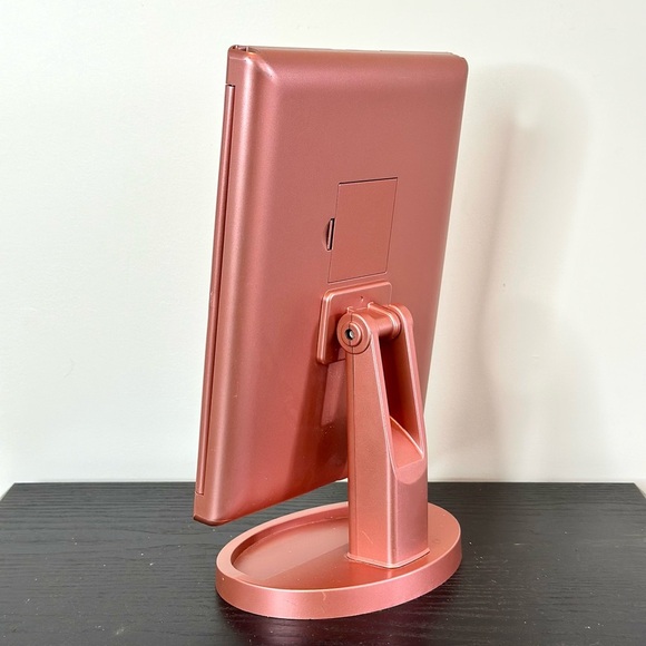 DeWEISN Rose Color Tri-Fold Vanity Mirror - Picture 9 of 12